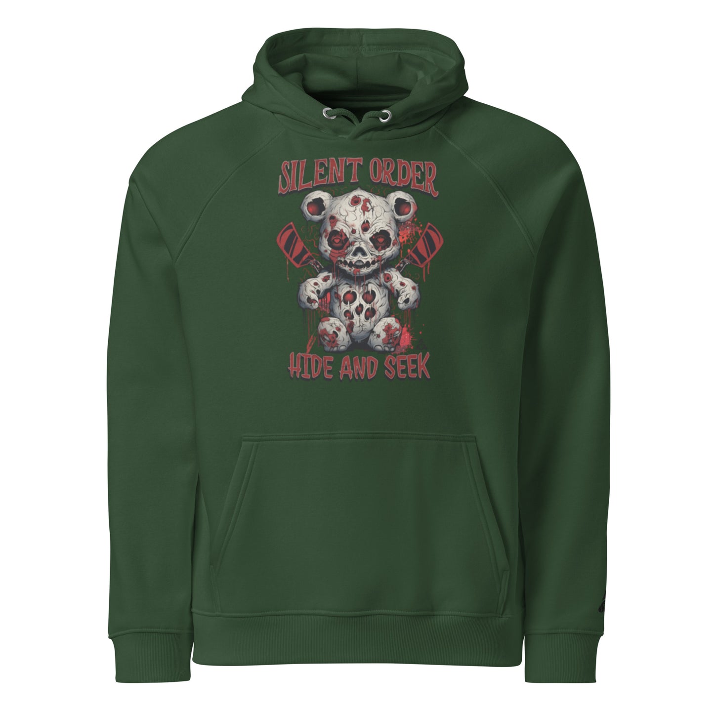 Hide and Seek Limited Edition Premium Luxury Graphic Hoodie - Black Logo Series By Silent Order Apparel Brand - Unisex
